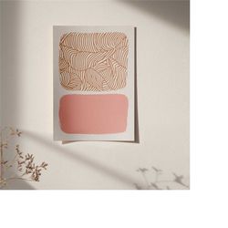 abstract wall art, midcentury modern, mid century wall art, housewarming gift, home decor, minimalist, boho wall art, ne