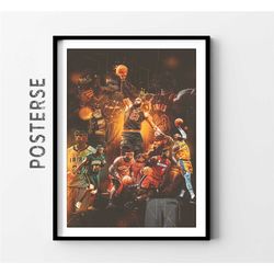 lebron james los angeles lakers nba posters, trendy