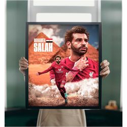 liverpool fc mohammed sallah egypt soccer coach gift,