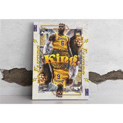 lebron james poster los angeles lakers nba posters,