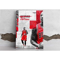 chicago bulls demar derozan nba posters, trendy posters,
