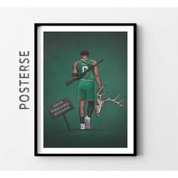 jayson tatum boston celtics nba posters, wrapped canvas