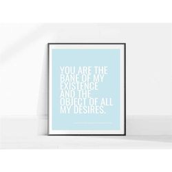 bridgerton tv show poster/ anthony bridgerton quote poster