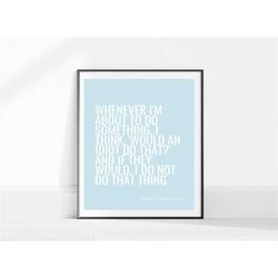 the office tv show poster/dwight schrute quote poster