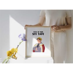 brooklyn nine nine tv show poster/ jake peralta