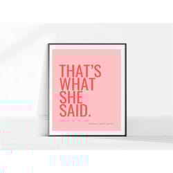 the office tv show poster/ michael scott quote