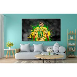 neymar canvas wall art, neymar poster,neymar wall art,neymar
