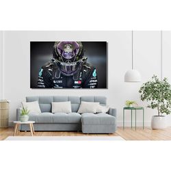 lewis hamilton canvas wall art, lewis hamilton poster,,
