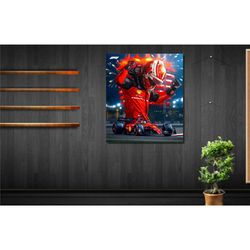 charles leclerc canvas wall art,charles leclerc poster,grand prix