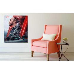 lewis hamilton canvas wall art /lewis hamilton poster/print