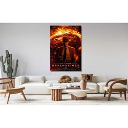 oppenheimer original movie poster oppenheimer canvas wall art