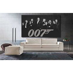 james bond canvas wall art/james bond poster/james bond