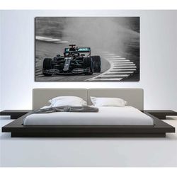 lewis hamilton canvas wall art, lewis hamilton poster,