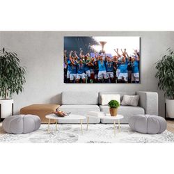 serie a 2022-2023 champion ssc napoli canvas wall