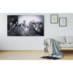 last supper canvas wall art , the last