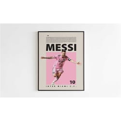 lionel messi poster, inter miami poster, lionel messi