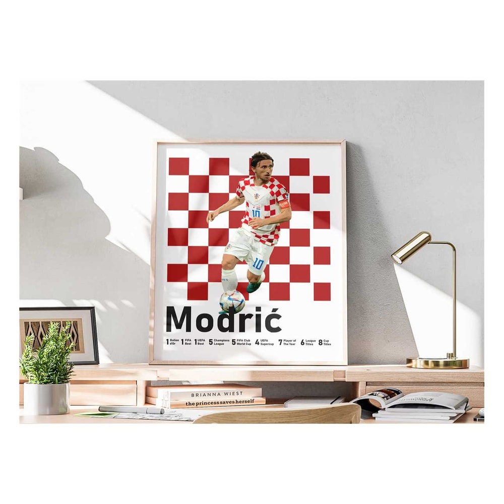 Printable Luka Modric Poster, One of The Best | Inspire Uplift
