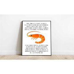 forrest gump - shrimp - poster - poster