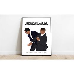 will smith oscars 2022 - poster - poster