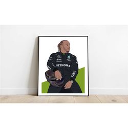 lewis hamilton - poster - poster - print