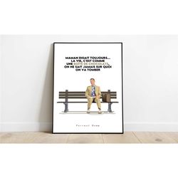 forrest gump - poster - poster - print