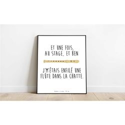 american pie - the flute - poster -