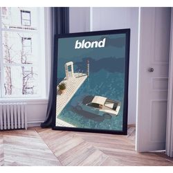 frank ocean poster digital, blond poster print, frank