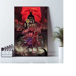 the owl house, movie poster, art poster, movie wall art, canvas material gift, home decor, keepsake