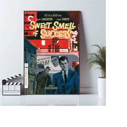 sweet smell of success, movie poster, art poster, wall art prints, canvas material gift, keepsake, home decor, live room