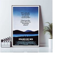 stand by me, movie poster, wall art prints, art poster, canvas material gift, keepsake, home decor, live room wall art