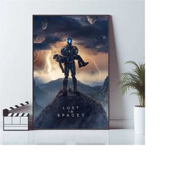 lost in space, movie poster, wall art prints, art poster, canvas material gift, keepsake, home decor, live room wall art