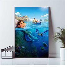 luca, movie poster, wall art prints, art poster, canvas material gift, keepsake, home decor, live room wall art