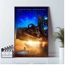 valerian and the city of a thousand planets movie poster, art poster, home decor, canvas material gift, high quality rep