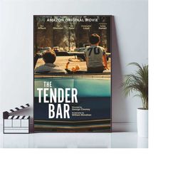 the tender bar movie poster,art poster, canvas material gift, home decor, high quality reproduction, keepsake