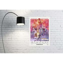 once upon a time in hollywood movie poster