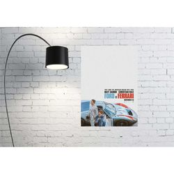 ford v ferrari movie poster 2023 film -