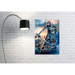 alita battle angel movie poster 2023 film -