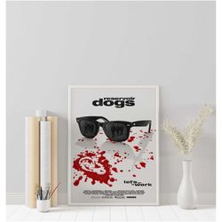 reservoir dogs poster - quentin tarantino - minimalist