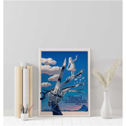 edward scissorhands poster - tim burton - vintage