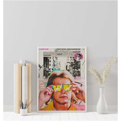 they live poster - john carpenter - minimalist