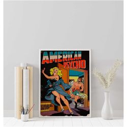 american psycho poster - mary harron - vintage