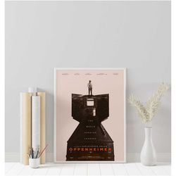 oppenheimer poster - christopher nolan - minimalist movie