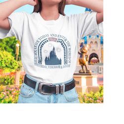 yesterday, tomorrow and fantasy archway t-shirt