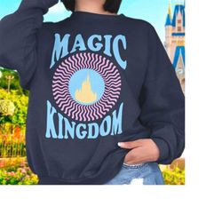 magic kingdom 70's style sweatshirt