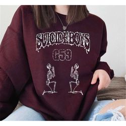 g59 vintage sweatshirt, suicideboys skeleton crewneck, g59 hoodie,