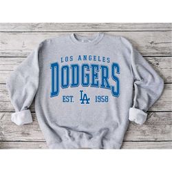 vintage los angeles dodgers sweatshirt, los angeles baseball