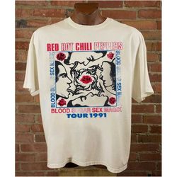 red hot chili peppers 90s vintage style unisex