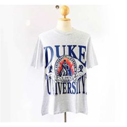 vintage 90s duke university blue devils t-shirt, duke