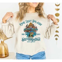 retro disneyland splash mountain sweatshirt, disney splash mountain