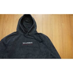 nujabes embroidered vintage wash pullover hoodie fleeces